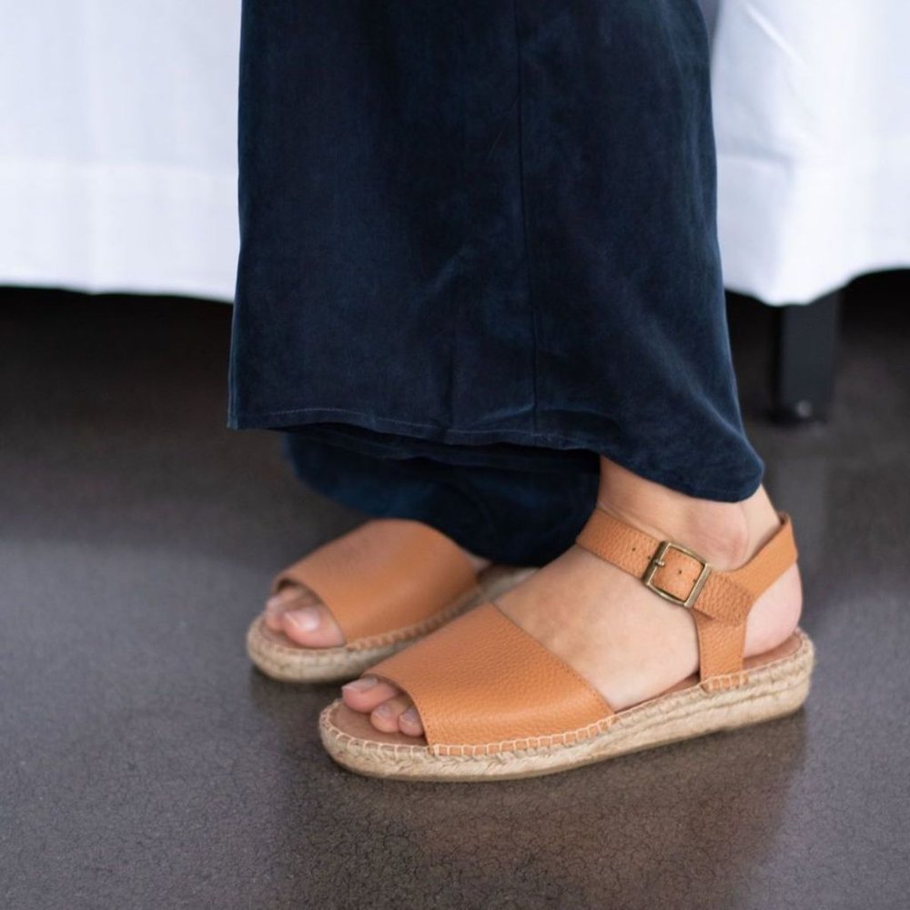 Soludos Eden Espadrille Sandal in Camel